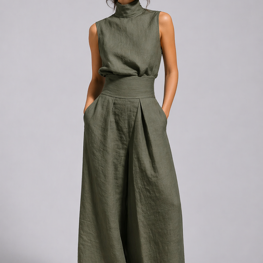 Valencia Linen Two-Piece Set