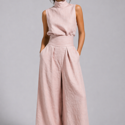 Valencia Linen Two-Piece Set