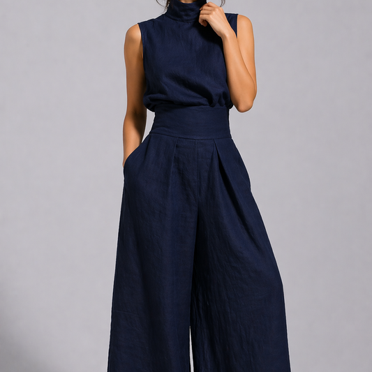 Valencia Linen Two-Piece Set