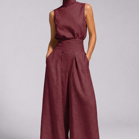 Valencia Linen Two-Piece Set