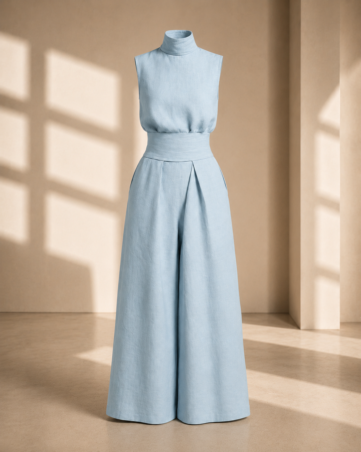 Valencia Linen Two-Piece Set